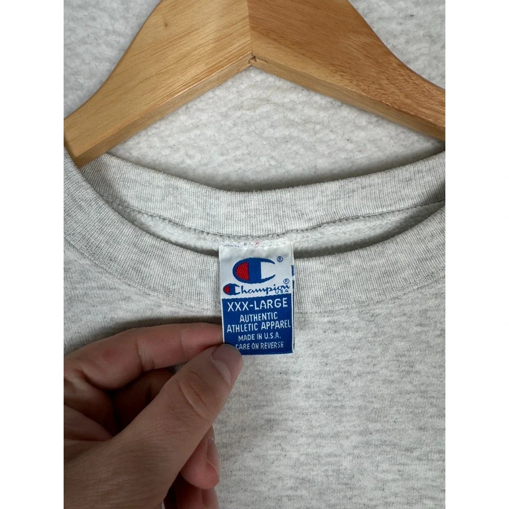 VTG 90s Champion Sweatshirt Fremont High School Track & Field - 3XL -Made in USA